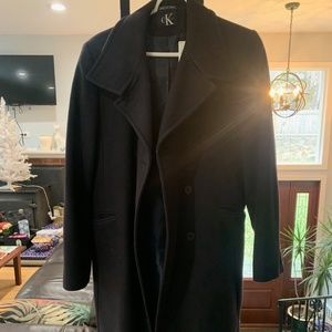 Women's Calvin Klein Wool Mix Coat Size 10